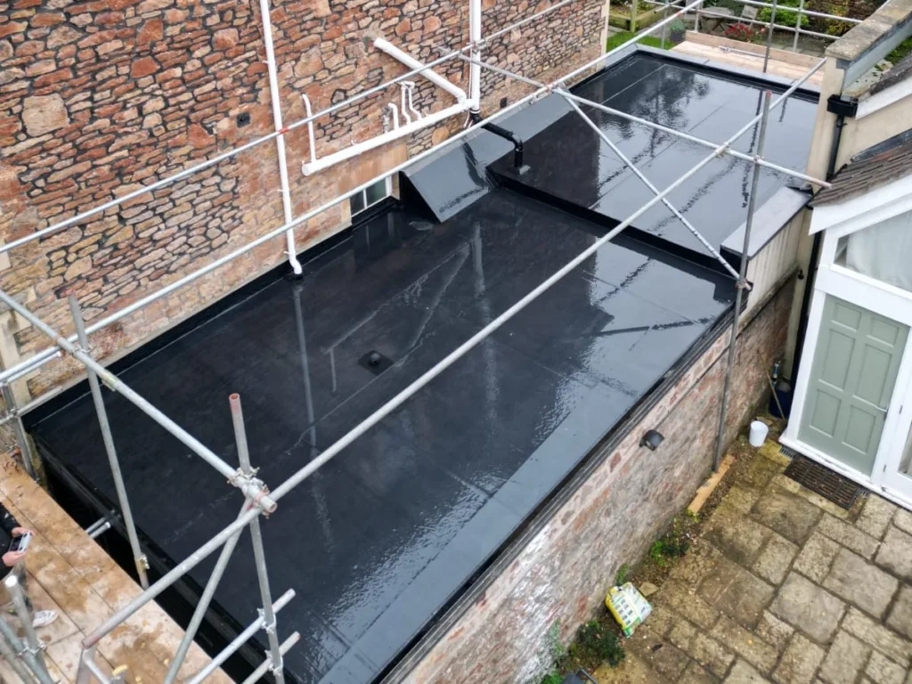 Completed Flat Roof Installation in Bristol